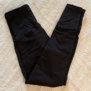 Black maternity leggings